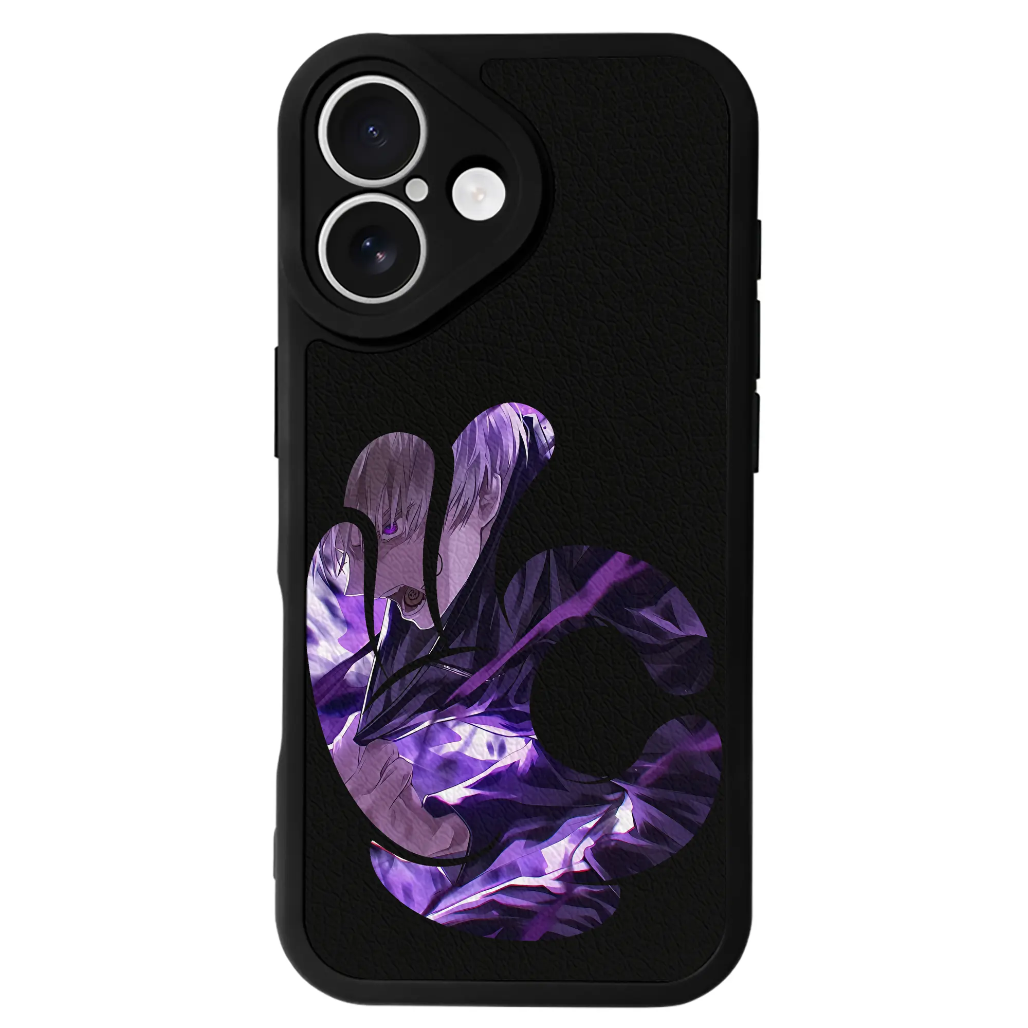 呪術廻戦 グッズ,狗巻 棘 - IPhone 16シリーズ対応 ・ シリコンスマホケース ・ レザー調 ・ 高精度フィット ・ 耐衝撃 ・ ワイヤレス充電対応 ・ 精密カット